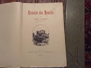 Imagen del vendedor de Histoire des montils a la venta por Livres anciens Thuillier