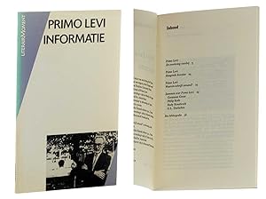 Bild des Verkufers fr Primo Levi - informatie. Germaine Greer, Philip Roth, Rudy Kousbroek, G. L. Durlacher. zum Verkauf von Antiquariat Lehmann-Dronke