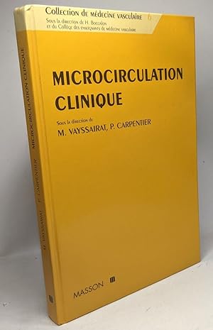 Microcirculation clinique