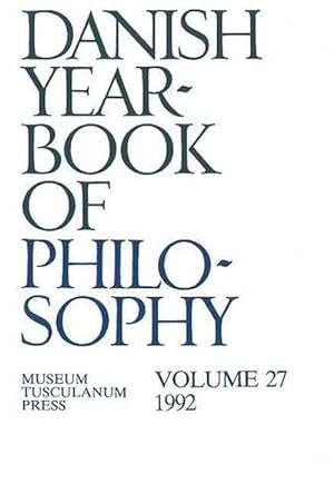 Seller image for Danish Yearbook of Philosophy (Paperback) for sale by CitiRetail