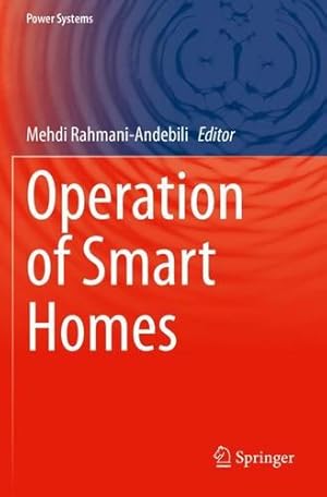 Seller image for Operation of Smart Homes (Power Systems) [Paperback ] for sale by booksXpress