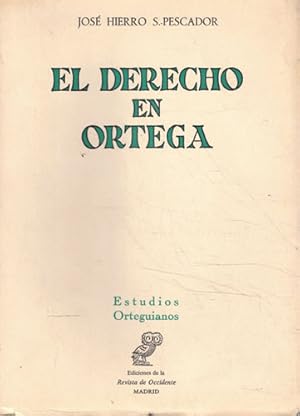 Bild des Verkufers fr El Derecho en Ortega zum Verkauf von Librera Cajn Desastre