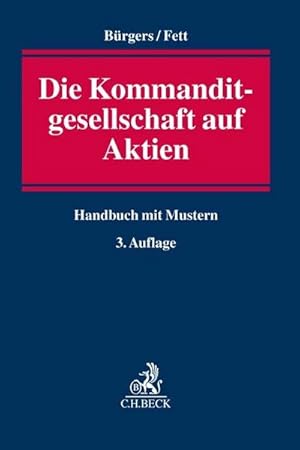 Seller image for Die Kommanditgesellschaft auf Aktien for sale by Rheinberg-Buch Andreas Meier eK