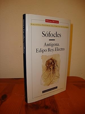 Imagen del vendedor de ANTIGONA. EDIPO REY. ELECTRA (CIRCULO DE LECTORES, OPERA MUNDI, CLASICOS GRIEGOS) a la venta por Libropesa