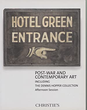 Post - War and Contemporary Art : Including the Dennis Hopper Collection : Afternoon Session : au...