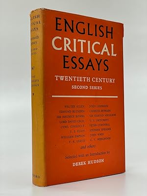 English Critical Essays Twentieth Century. Second Series. Selected with an Introduction by Derek ...