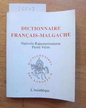 Dictionnaire Francais - Malgache. Dictionnaires des Langues`o.