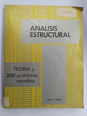 Seller image for TEORA Y 200 PROBLEMAS RESUELTOS DE ANLISIS ESTRUCTURAL. for sale by TraperaDeKlaus