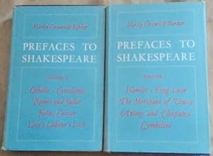 Immagine del venditore per Prefaces to Shakespeare : Volume 1 : Hamlet, King Lear , The Merchant of Venice , Antony and Cleopatra, Cymbeline ; Volume 2; Othello, Coriolanus , Romeo and Juliet , Julius Caesar , Love's Labour's Lost venduto da Chapter 1