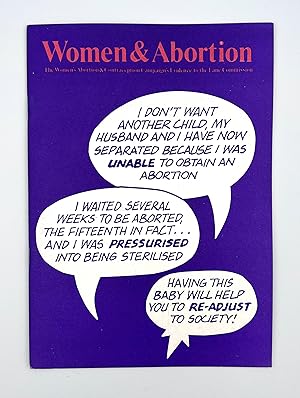 Women & Abortion The Women's Abortion & Contraception Campaign's Evidence to the Lane Commission