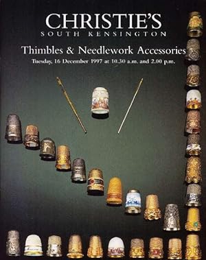 Thimbles and Needlework Accessories from the Collection of Mrs. Doris E. Ramstead. Tuesday, 16 De...