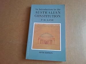 Bild des Verkufers fr An Introduction to the Australian Constitution zum Verkauf von WeBuyBooks