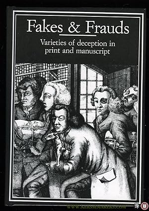 Bild des Verkufers fr Fakes and Frauds. Varieties of Deception in Print and Manuscript. zum Verkauf von Emile Kerssemakers ILAB