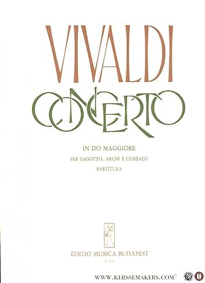 Immagine del venditore per Concerto in Do Maggiore per fagotto, archi e cembalo - PV 71 - F. VIII No 3 - Partitura venduto da Emile Kerssemakers ILAB