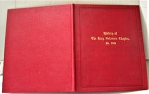 Seller image for History of the King Solomon Chapter No. 2029 for sale by Peter Sheridan Books Bought and Sold