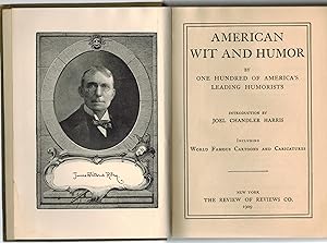 American Wit and Humor by One Hundred of America's Leading Humorists