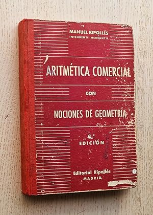 ARITMÉTICA COMERCIAL CON NOCIONES DE GEOMETRÍA