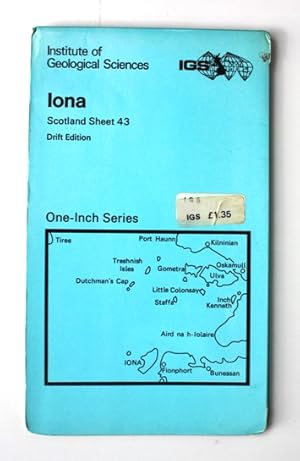 Geological map, Iona. Scotland Sheet 43. Drift Edition. One inch series.