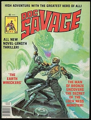 Seller image for Doc Savage Man of Bronze 5 Magazine George Pal Movie Ron Ely Neal Adams art for sale by CollectibleEntertainment