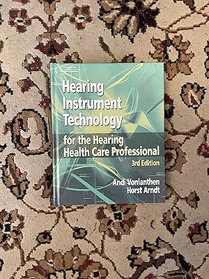 Imagen del vendedor de Hearing Instrument Technology for the Hearing Health Care Professional a la venta por Bibliophiles Inc.