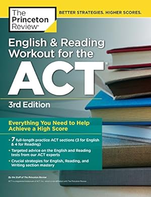 Seller image for English and Reading Workout for the ACT, 3rd Edition (College Test Preparation) for sale by Reliant Bookstore