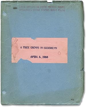 Bild des Verkufers fr A Tree Grows in Brooklyn (Original screenplay from the 1945 film) zum Verkauf von Royal Books, Inc., ABAA