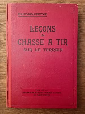 Imagen del vendedor de Leons de chasse  tir sur le terrain a la venta por Librairie des Possibles