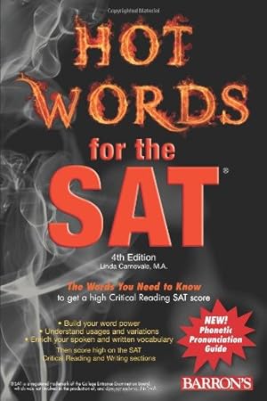 Image du vendeur pour Hot Words for the SAT (Barron's Educational Series) mis en vente par Reliant Bookstore