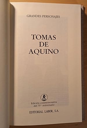 Imagen del vendedor de Toms de Aquino a la venta por Llibres Bombeta