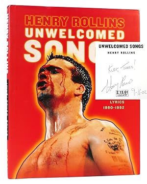 Seller image for UNWELCOMED SONGS SIGNED for sale by Rare Book Cellar