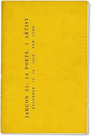 Seller image for Jargon 31: 14 Poets, 1 Artist for sale by Lorne Bair Rare Books, ABAA