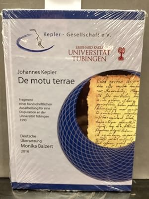 De motu terrae : Fragment einer handschriftlichen Ausarbeitung für eine Disputation an der Univer...