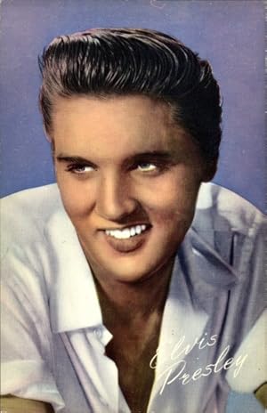 Ansichtskarte / Postkarte Sänger und Schauspieler Elvis Presley, Portrait