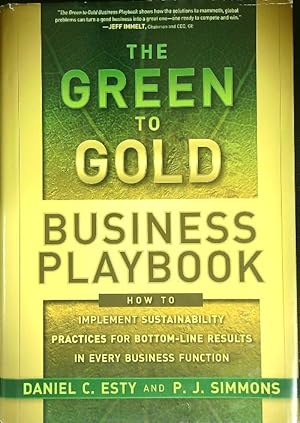 Bild des Verkufers fr The green to gold business playbook zum Verkauf von Librodifaccia