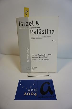 Seller image for Der 11. September 2001 und der Nahe Osten - Erste Einschtzungen. Sonderheft 65. for sale by AphorismA gGmbH