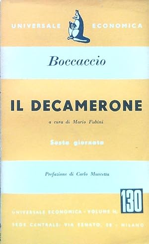 Immagine del venditore per Il Decamerone. Sesta giornata venduto da Librodifaccia