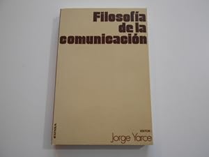 Imagen del vendedor de Filosofa de la comunicacin a la venta por Librera Camino Bulnes