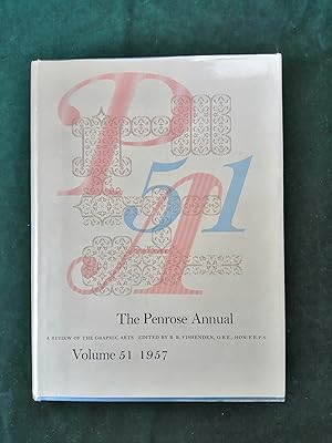 Image du vendeur pour THE PENROSE ANNUAL Volume 51 A Review of the Graphic Arts 1957 mis en vente par Crouch Rare Books