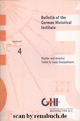 Pückler and America Bulletin of the German Historical Institute