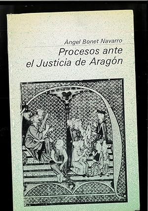 Image du vendeur pour Procesos ante el justicia de Arago?n (Coleccio?n ba?sica aragonesa) (Spanish Edition) mis en vente par Papel y Letras