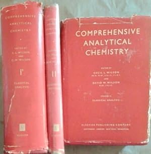 Image du vendeur pour Comprehensive Analytical Chemistry . 3 volumes mis en vente par Chapter 1