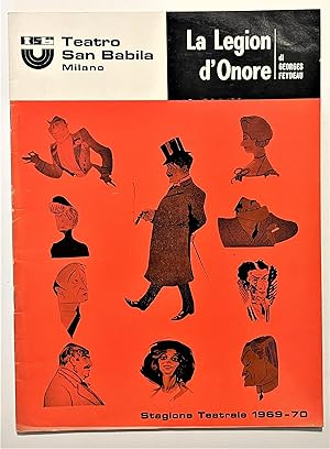 Seller image for Teatro San Babila Milano - La Legion d'Onore di Georges Feydeau - 1969-70 for sale by Chartaland