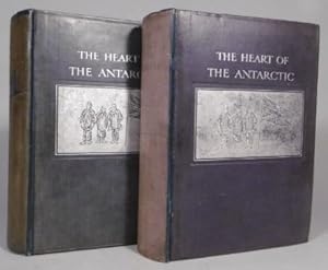 Immagine del venditore per The heart of the Antarctic being the story of the British Antarctic expedition 1907-1909. With an introduction by H.R. Mill, an account of the first journey to the South magnetic Pole by T.W. Edgeworth David. venduto da Gert Jan Bestebreurtje Rare Books (ILAB)