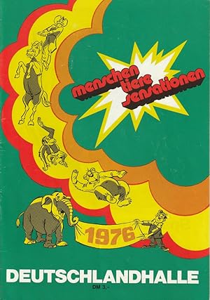 Programmheft MENSCHEN - TIERE - SENSATIONEN 1976