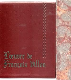 Image du vendeur pour L'Oeuvre de Franois Villon mis en vente par dansmongarage