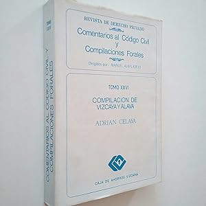 Imagen del vendedor de Comentarios al Cdigo Civil y Compilaciones Forales. Tomo XXVI. Compilacin de Vizcaya y lava a la venta por MAUTALOS LIBRERA