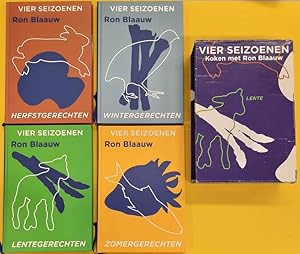 Bild des Verkufers fr Vier seizoenen: koken met Ron Blaauw . Zomer gerechten - Herfstgerechten - Wintergerechten - Lentegerechten. zum Verkauf von Frans Melk Antiquariaat