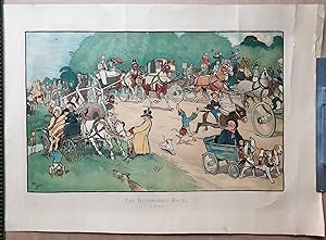 Bluemarket Races: On the Road (Original 1901 Chromolithograph)