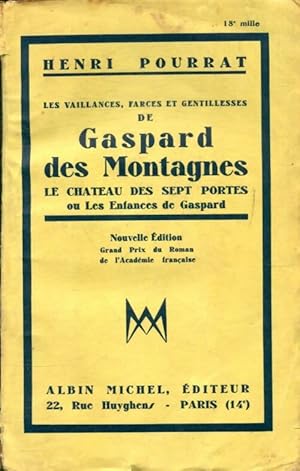 Image du vendeur pour Gaspard des montagnes Tome III : Le pavillon des amourettes - Henri Pourrat mis en vente par Book Hmisphres