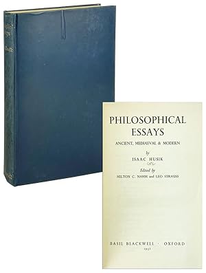 Philosophical Essays: Ancient, Mediaeval & Modern